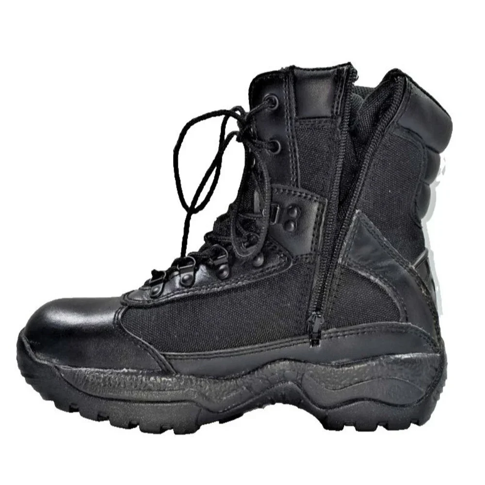Herman Survivors Commander Mens Size 7.5 Black Leather Waterproof Military Boots